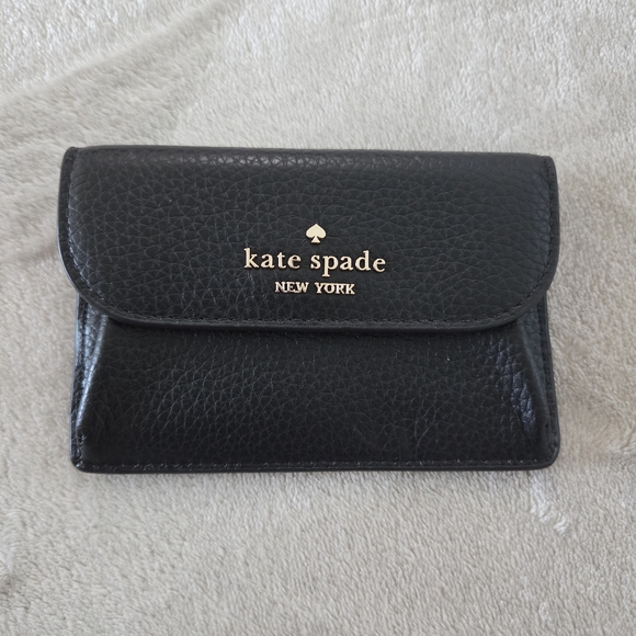 Kate Spade Black Leather Wallet - Picture 1 of 5